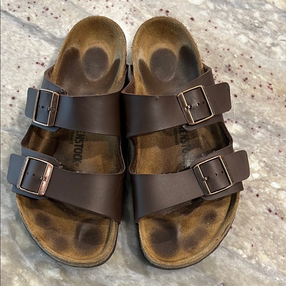 Birkenstock Men's Arizona Brown Sandals